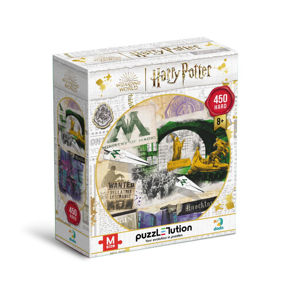 Puzzle Harry Potter - Ministerul Magiei & Aleea Nocturn (450 piese) - imagine 2