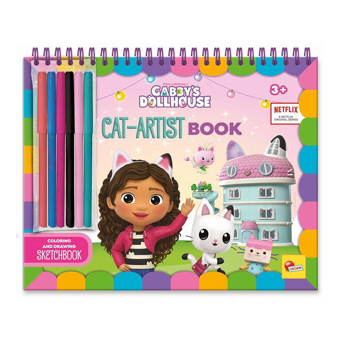 Carte cu activitati Gabby's Dollhouse - Gab-Tastic LISCIANI