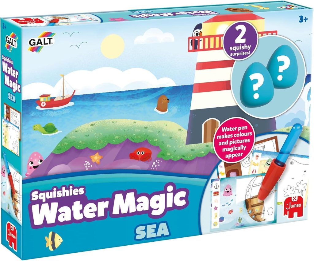 Set Water Magic de colorat: La mare cu Squishies Galt