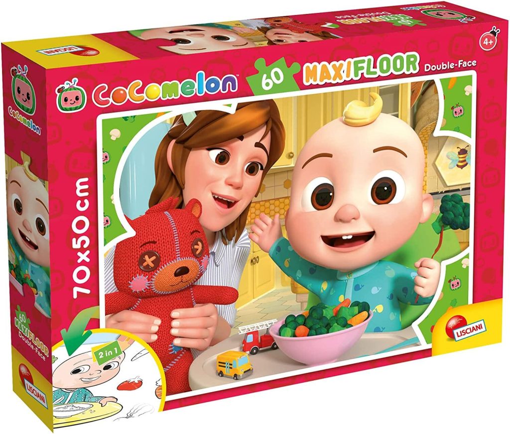 Puzzle de colorat maxi - Cocomelon la masa (60 piese) LISCIANI