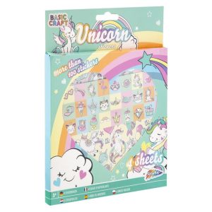 Set 100 abtibilduri cu unicorni Grafix