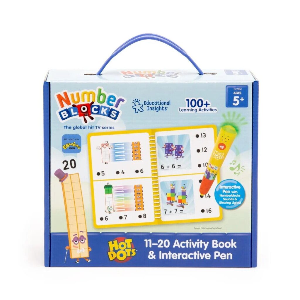 Set Hot Dots® - Numberblocks de la 11 la 20 Educational Insights