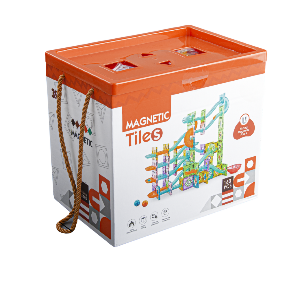 Labirintul meu magnetic - 160 piese (5.5 cm) Bufnitel