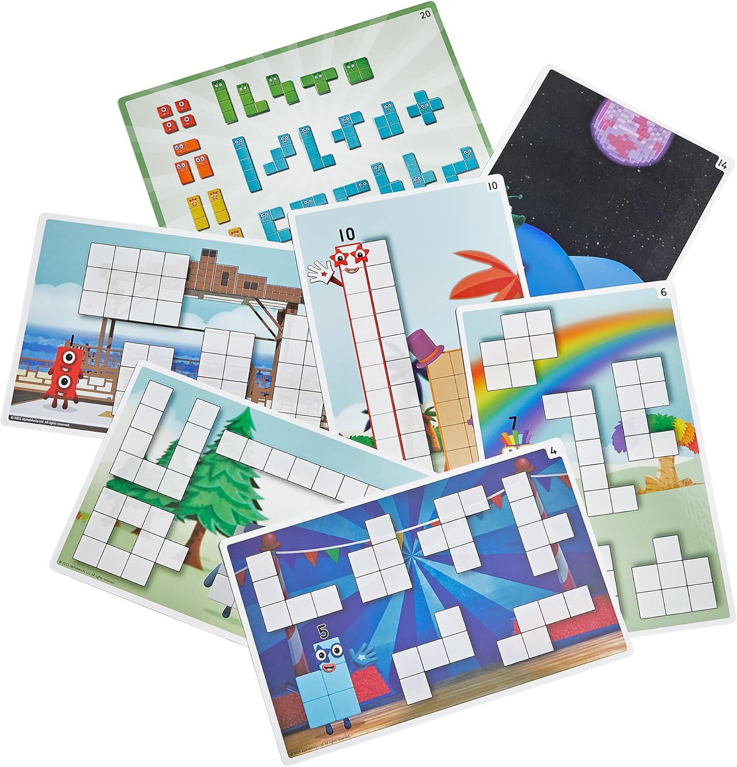 Set activitati cu cuburi din lemn - Numberblocks® - imagine 7
