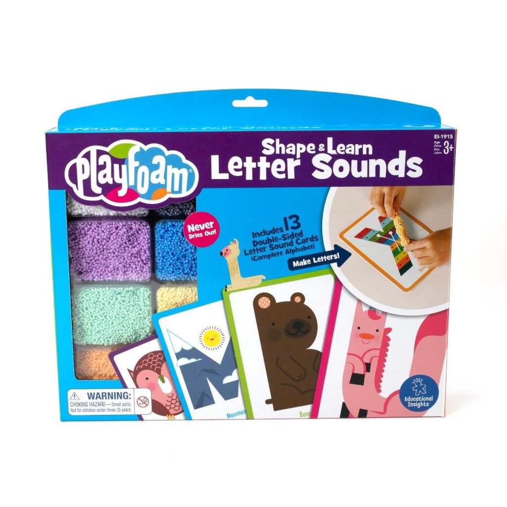 Spuma de modelat Playfoam™ - Invatam alfabetul Educational Insights