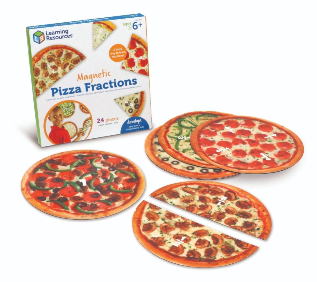 Pizza fractiilor cu magneti Learning Resources