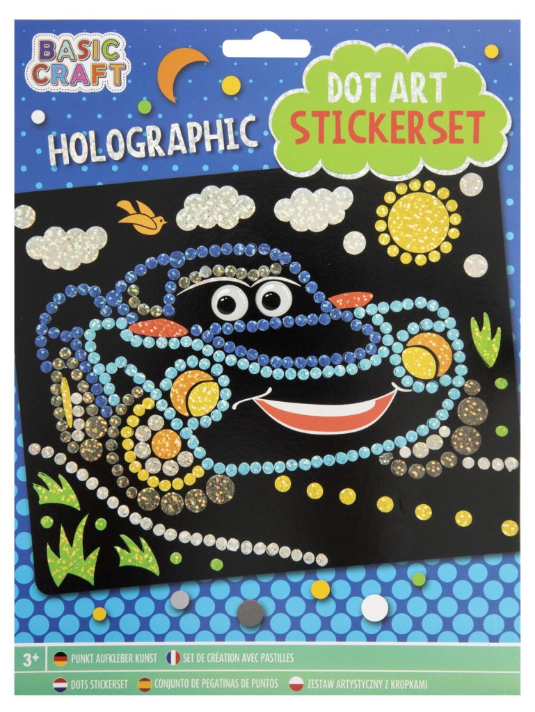 Mozaic cu autocolante - Masinuta Grafix