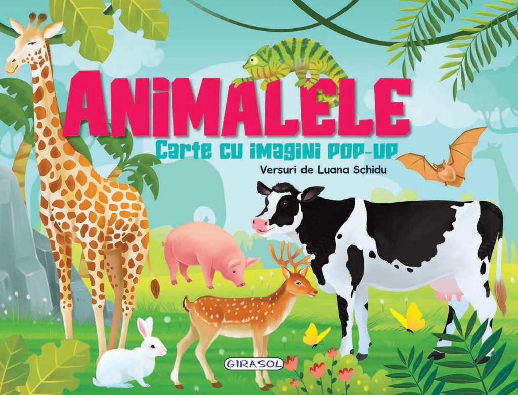 Carte cu imagini pop-up - Animalele GIRASOL