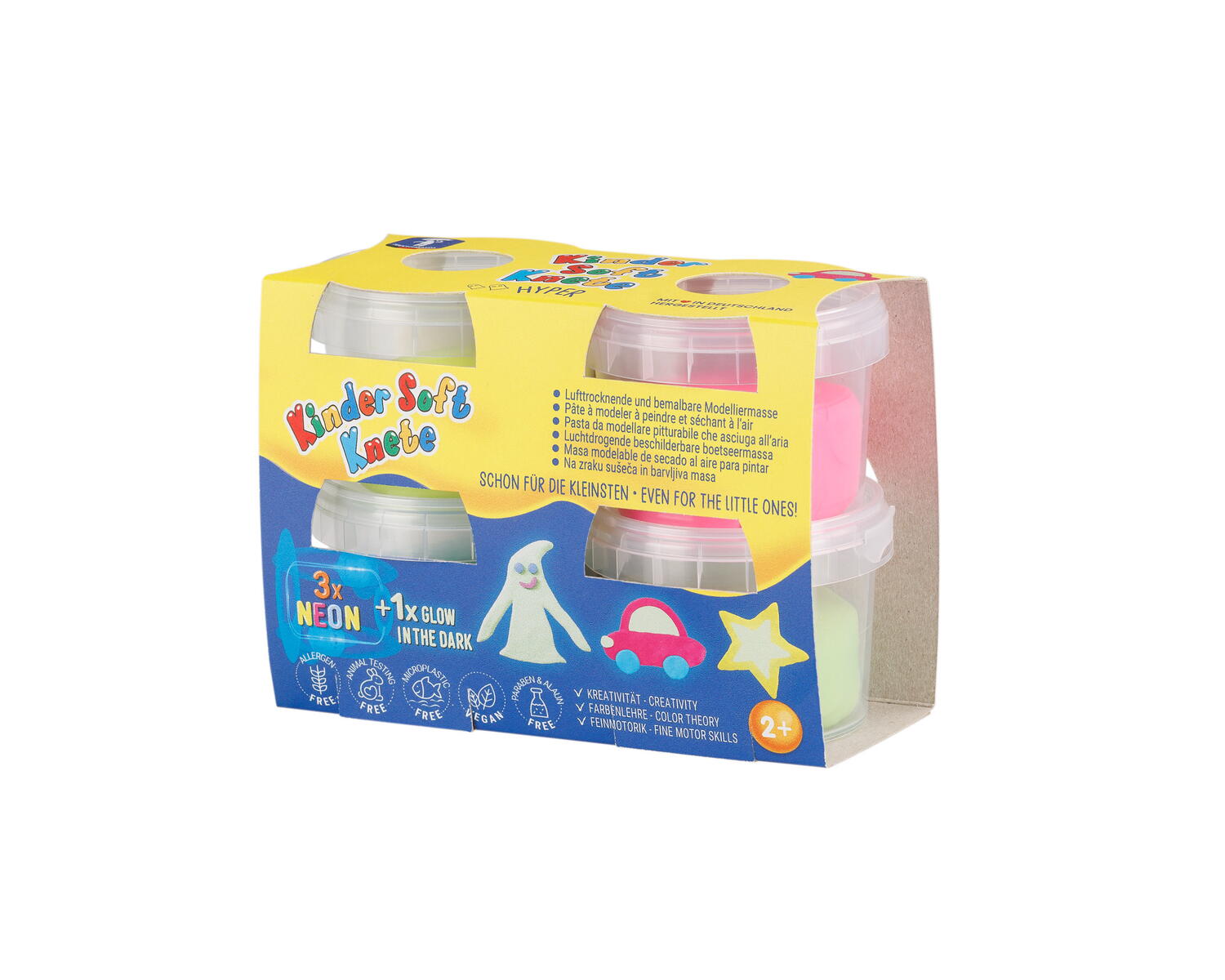 Plastilina non-toxica Kinder - Neon FEUCHTMANN