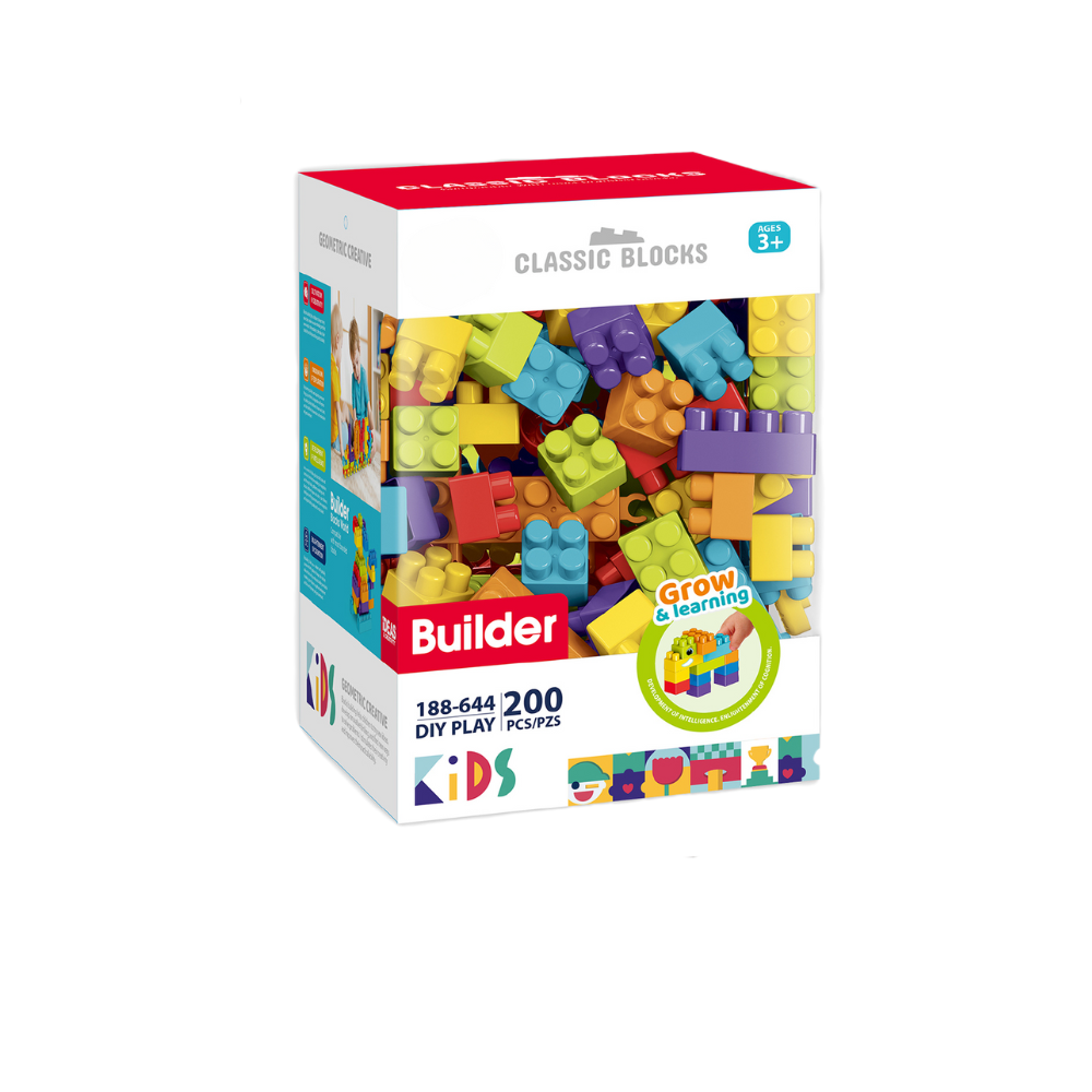 Cuburi de construit (200 piese) Bufnitel