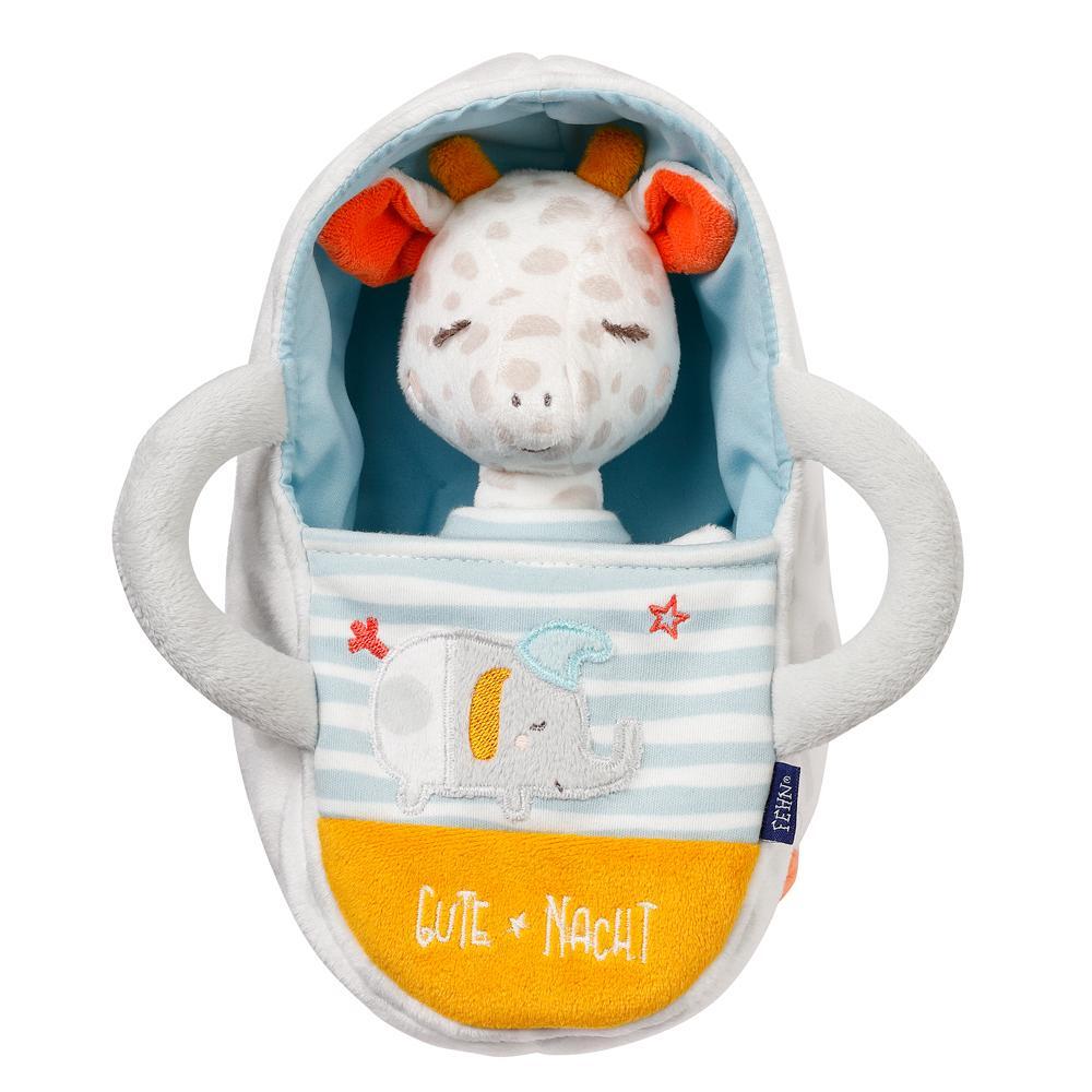 Jucarie de plus - Girafa somnoroasa in cosulet Fehn