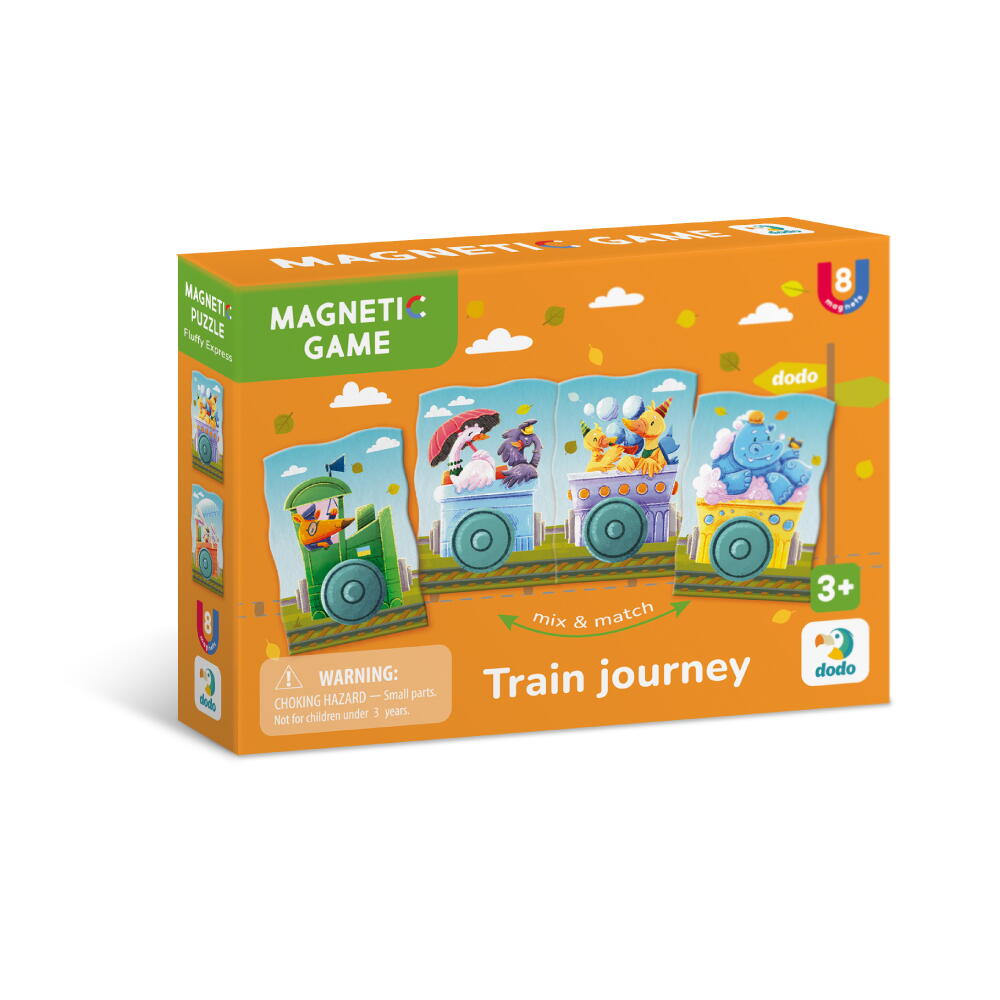 Set magnetic - Calatorie cu trenul Dodo