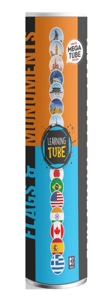 Joc Learning Tube® - Steagurile & Monumentele lumii K-TOYZ