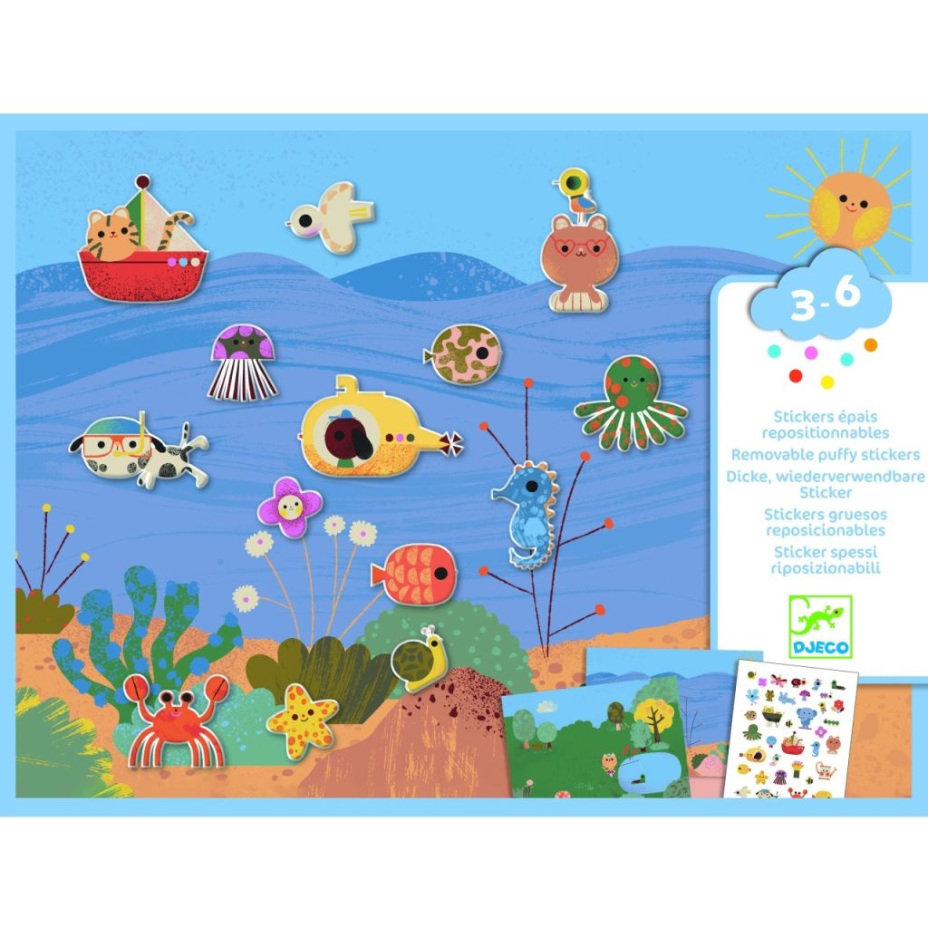 Abtibilduri repozitionabile La mare si la tara