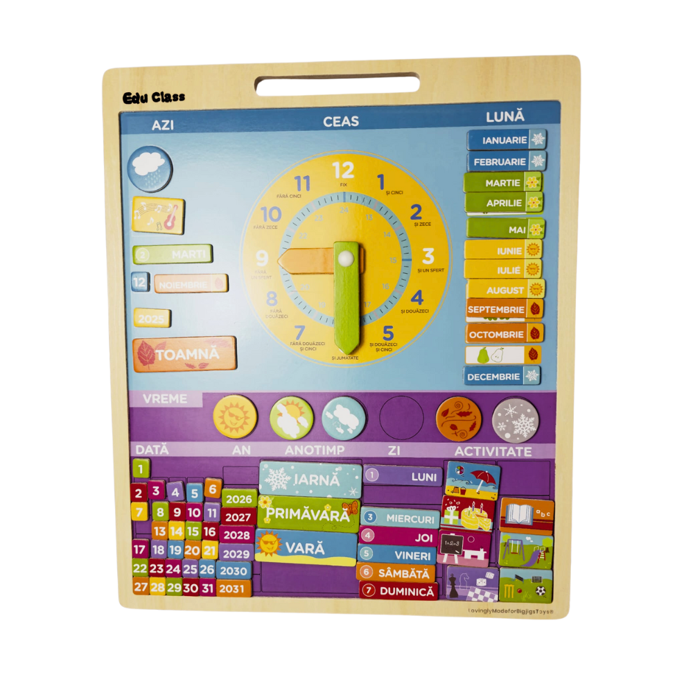 Calendar magnetic vremea - limba romana - imagine 3