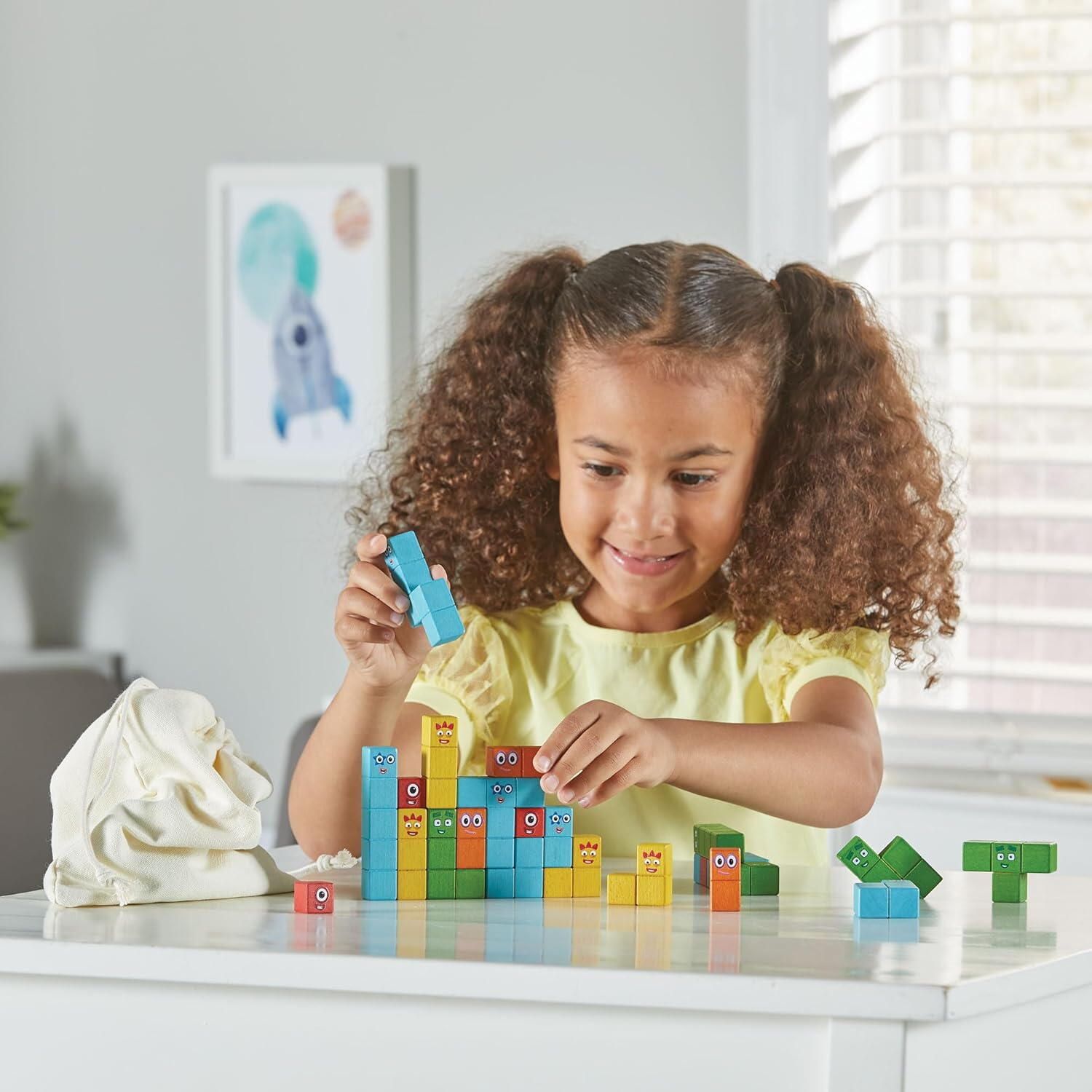 Set activitati cu cuburi din lemn - Numberblocks® - imagine 2