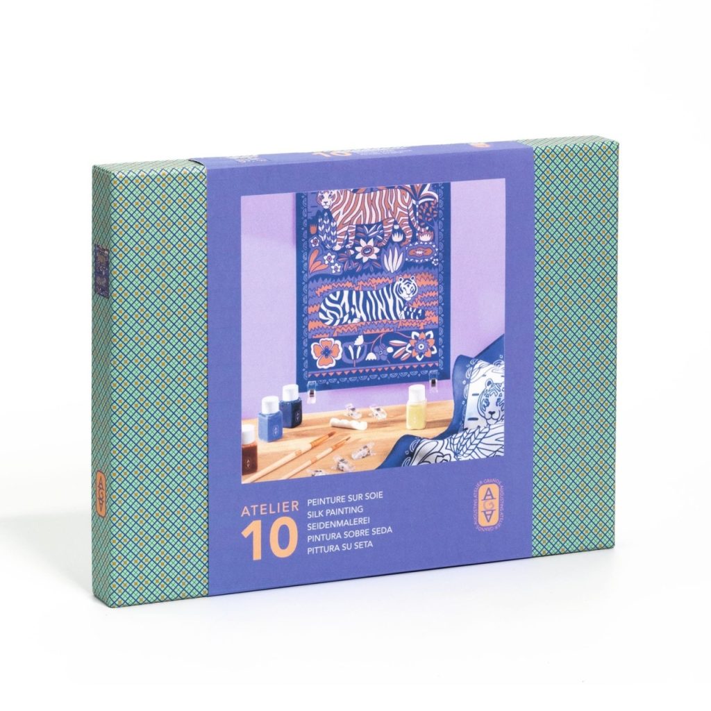 Atelier creativ 10 pentru adulti Pictura pe matase