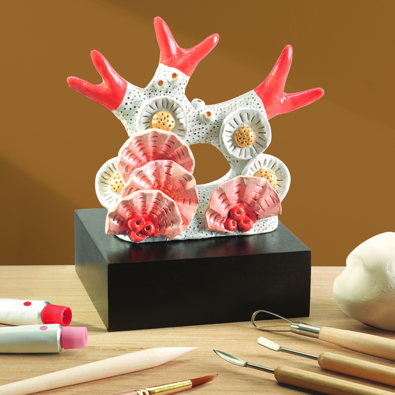 Atelier creativ 85 pentru adulti Modelaj in lut, Djeco - imagine 4