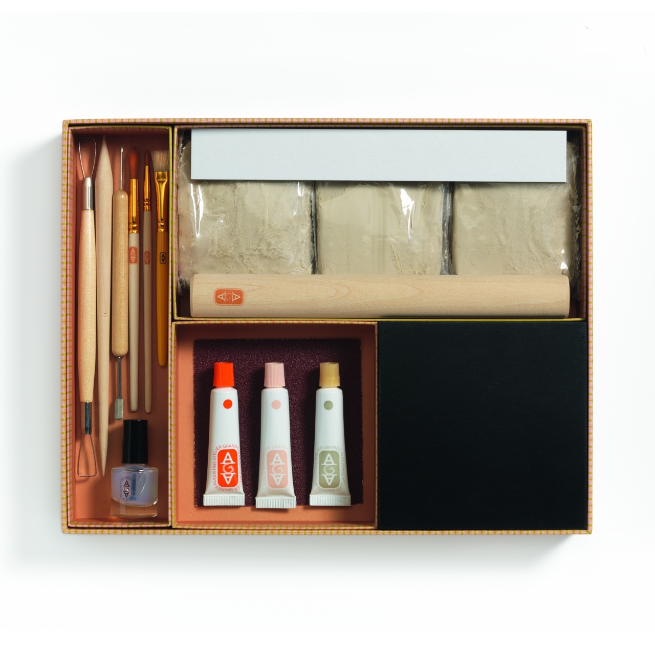 Atelier creativ 85 pentru adulti Modelaj in lut, Djeco - imagine 5