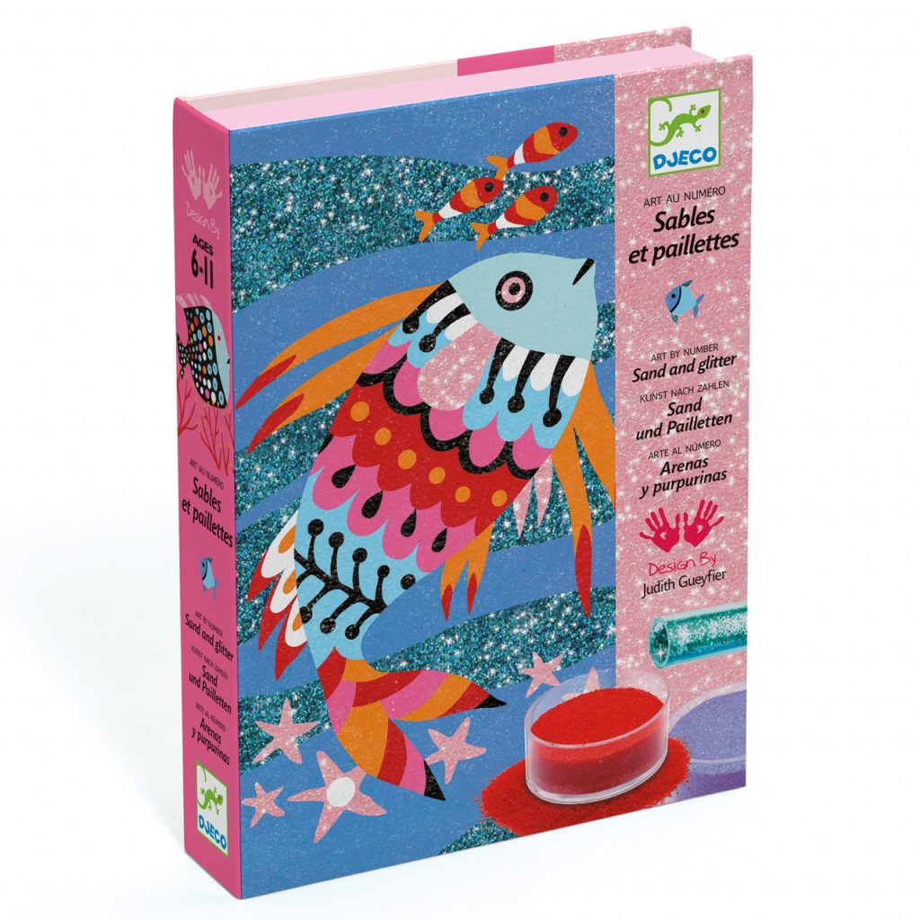 Atelier creativ cu nisip colorat Pesti stralucitori