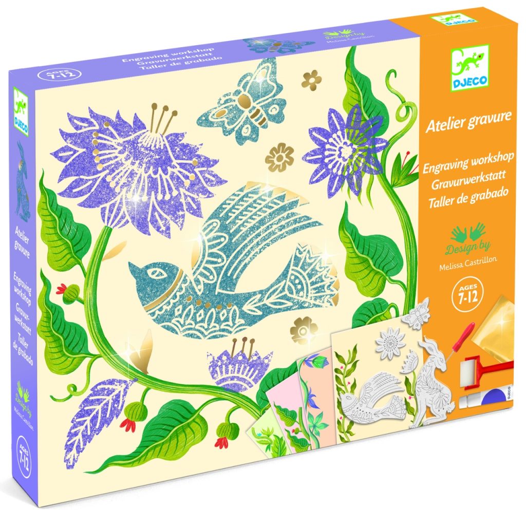 Atelier creativ de gravura Pasiune pentru flori