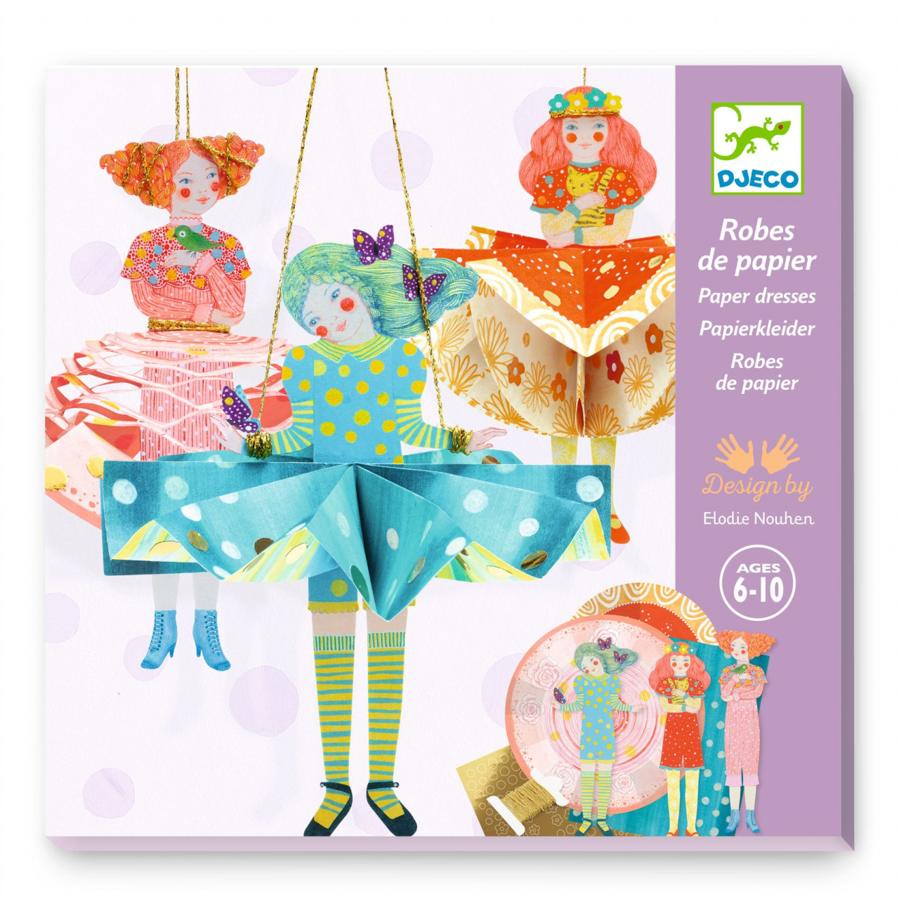 Atelier creativ Rochii din hartie, Djeco - imagine 5