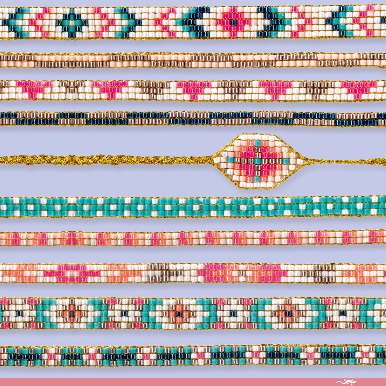 Atelier de confectionat bratari din margele, Djeco - imagine 5