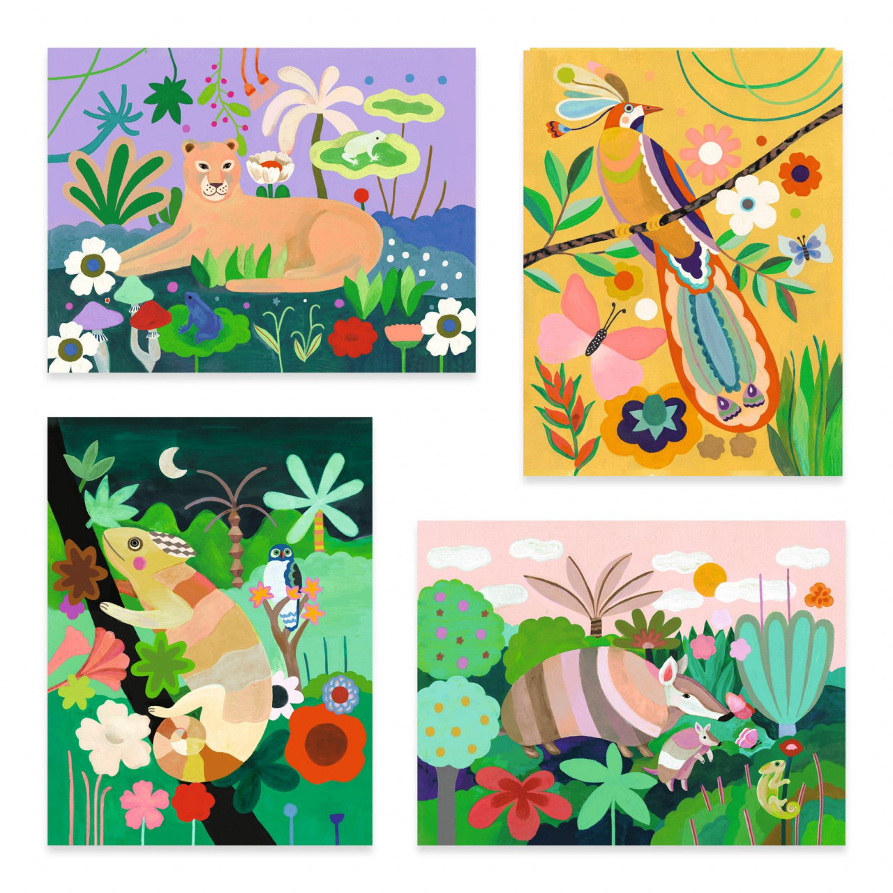 Atelier de pictura Padurea tropicala, Djeco - imagine 4