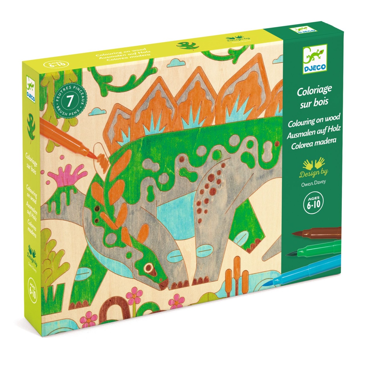Atelier de pictura pe lemn Dinozauri
