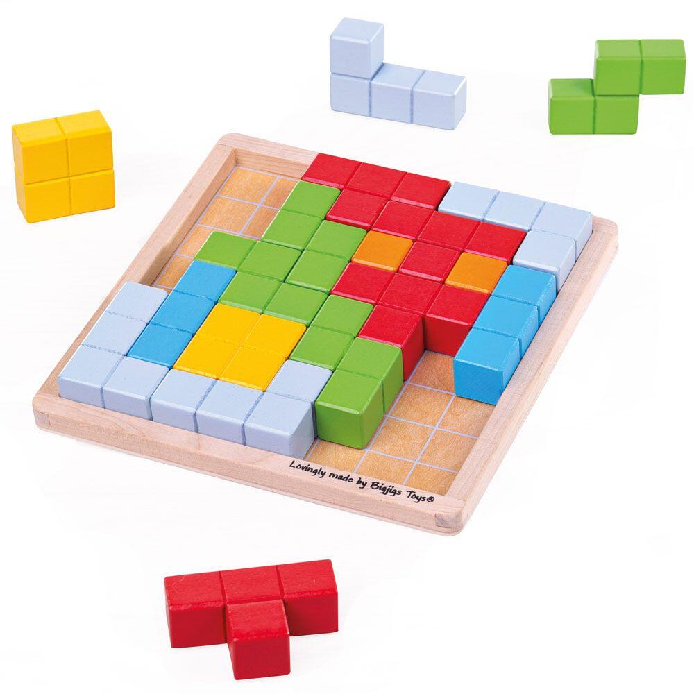 Joc de logica - Puzzle colorat BIGJIGS Toys