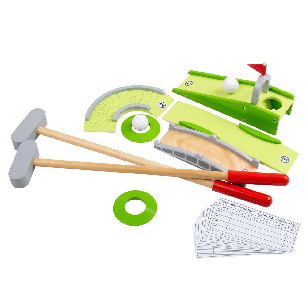 Joc Mini-Golf din lemn BIGJIGS Toys