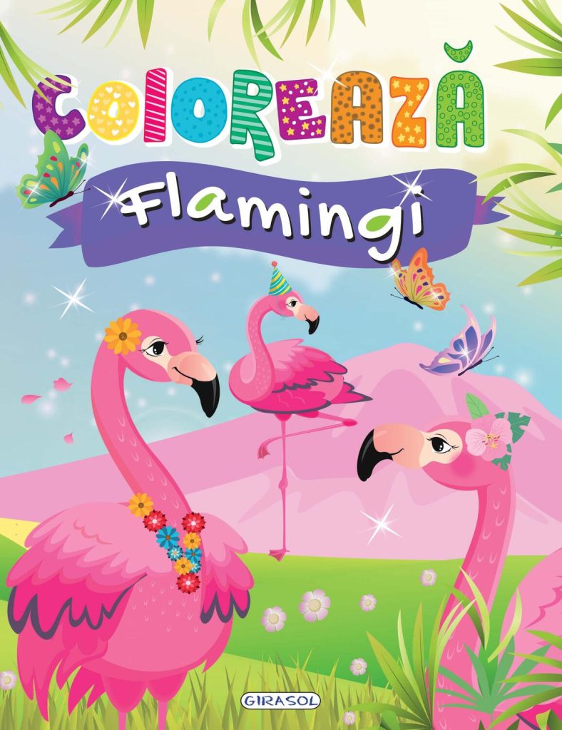 Coloreaza - Flamingi GIRASOL