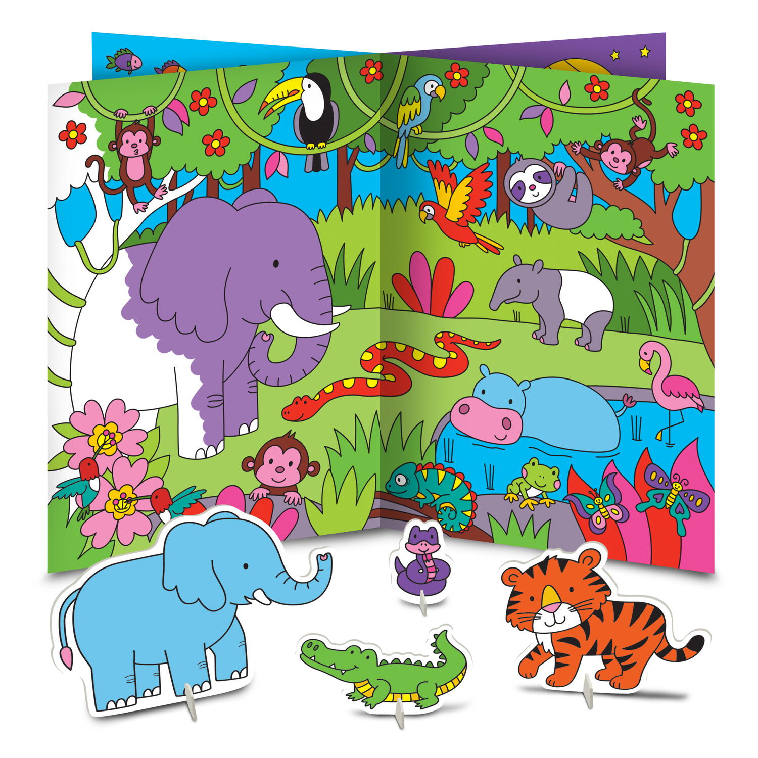 Carticica mea de colorat 3D - imagine 2