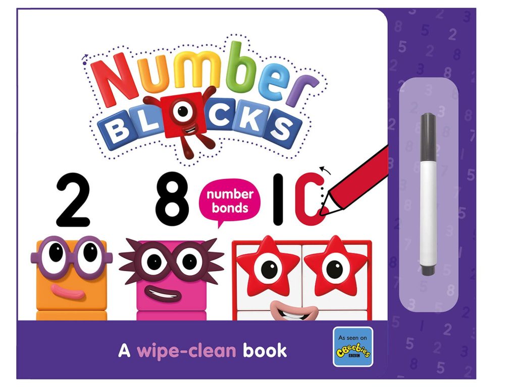 Carticica Scriu si sterg Numberblocks - Legaturi numerice Numberblocks