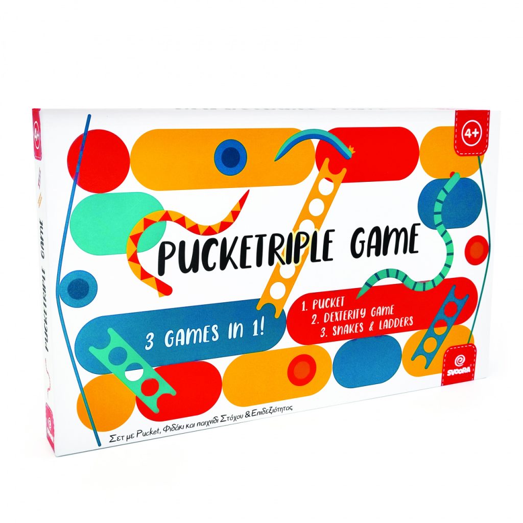 Boardgames 3 in 1 Pucketriple