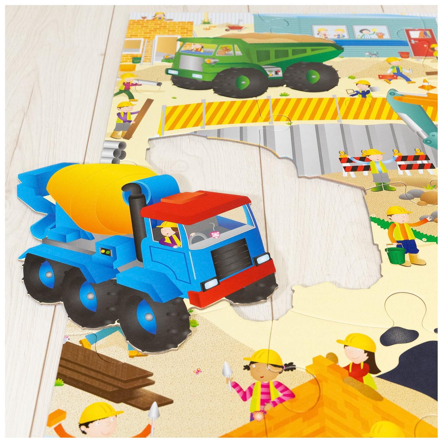 Puzzle Podea: Santierul (30 piese) - imagine 3
