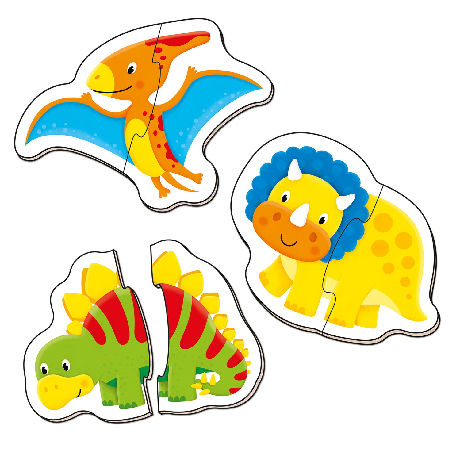 Baby Puzzle: Dinozauri (2 piese) - imagine 2