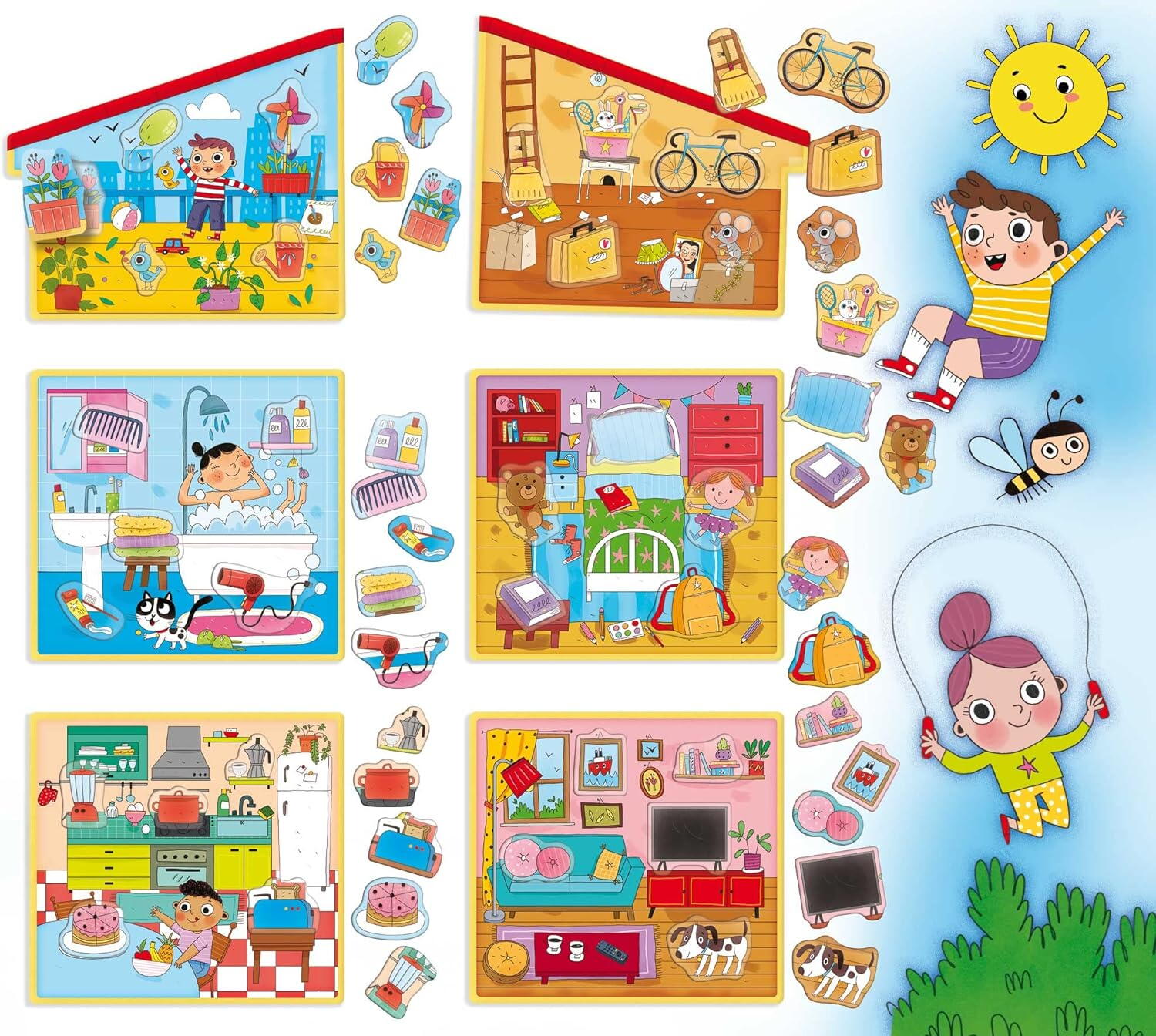 Joc Montessori - Casuta mea ordonata - imagine 3