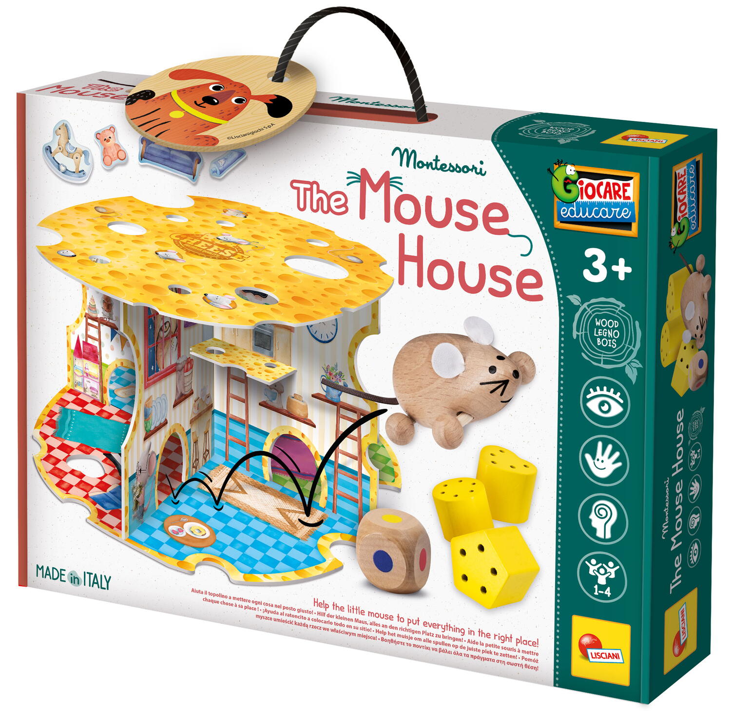 Joc Montessori - Casuta soricelului LISCIANI