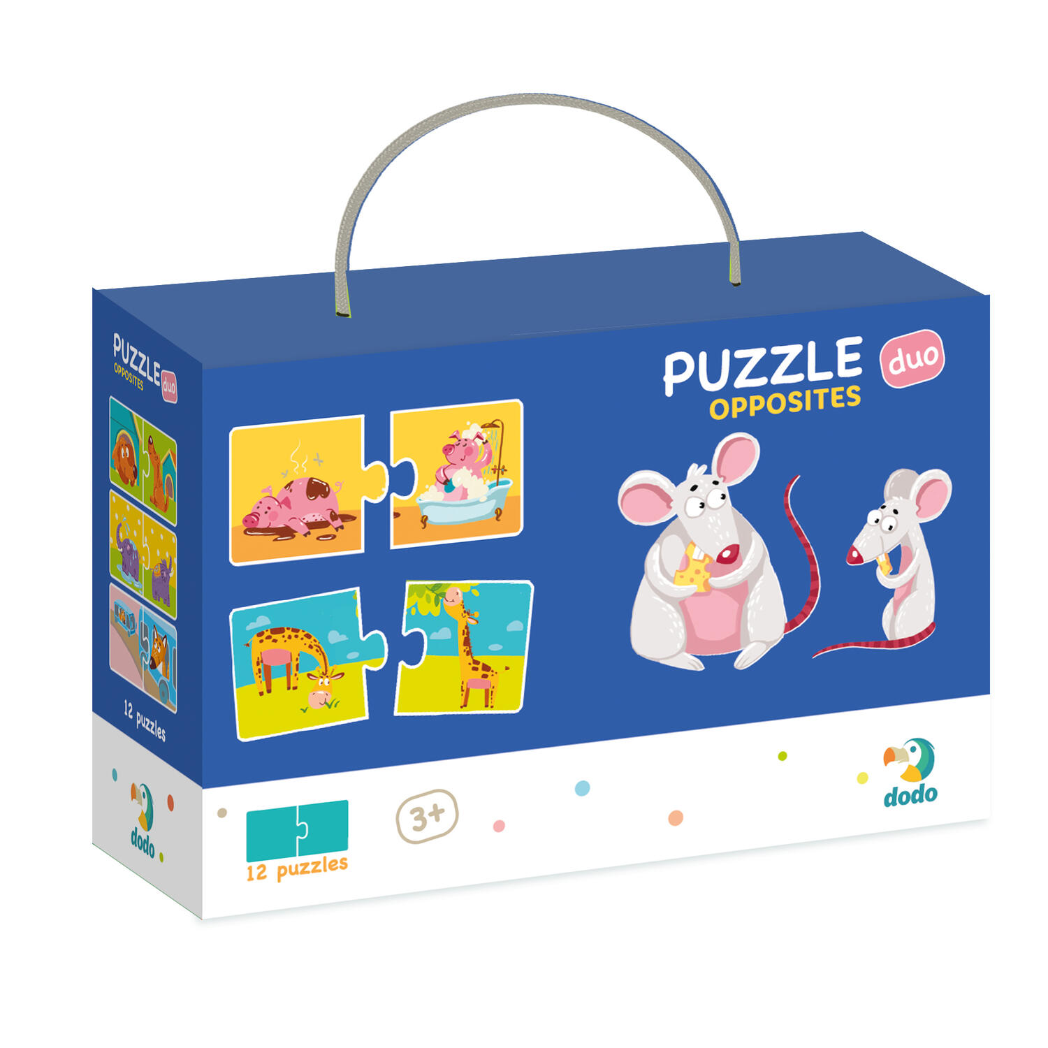 Duo Puzzle - Notiuni opuse (2 piese) Dodo