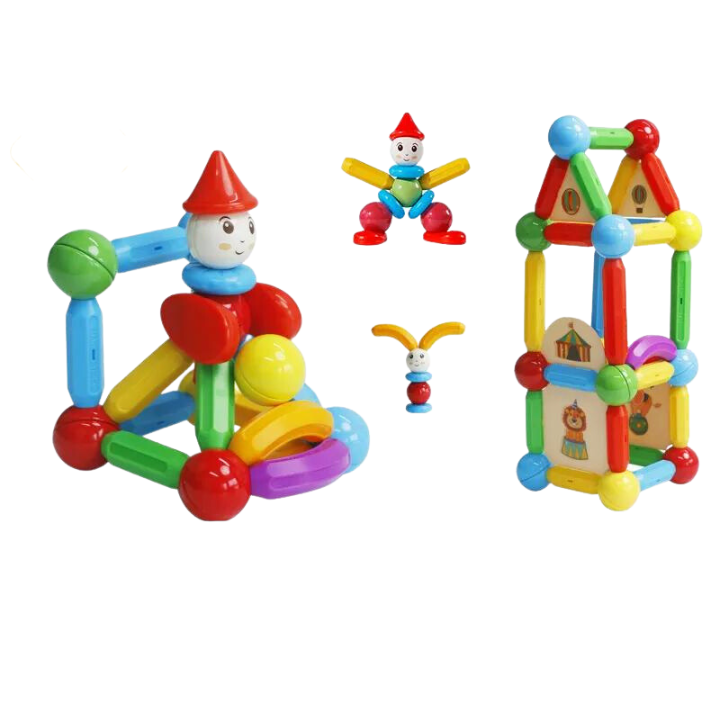 Set de constructie magnetic - STICK (78 piese) MAGPLAYER