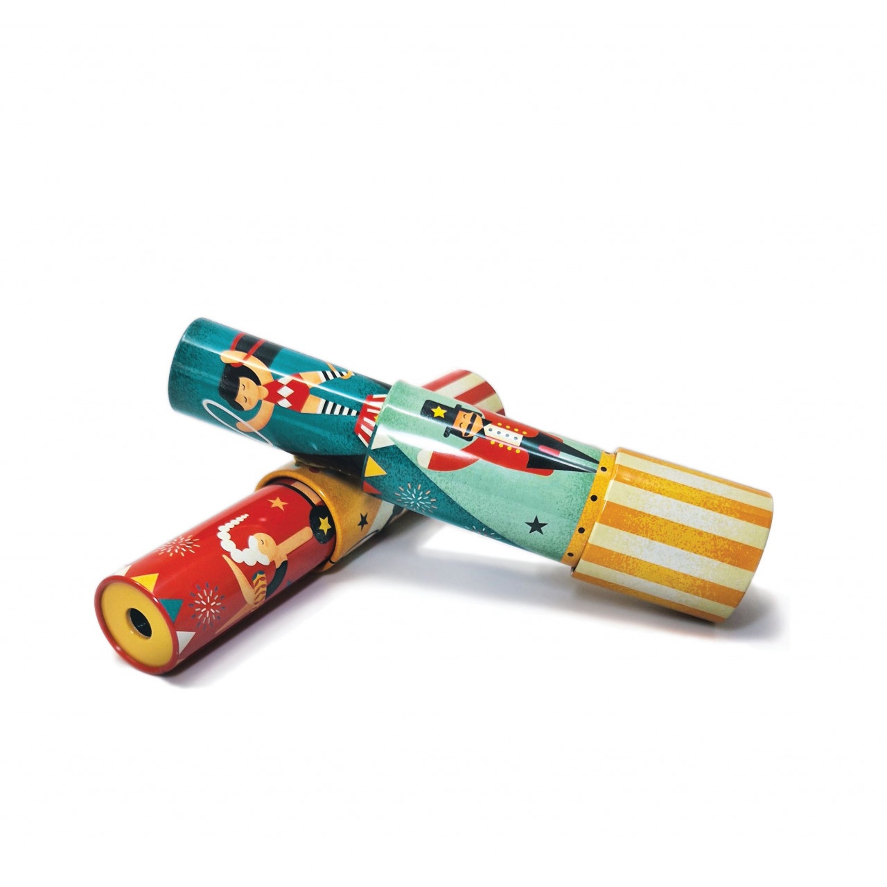 Caleidoscop metalic telescopic, Circ rosu, Svoora - imagine 5