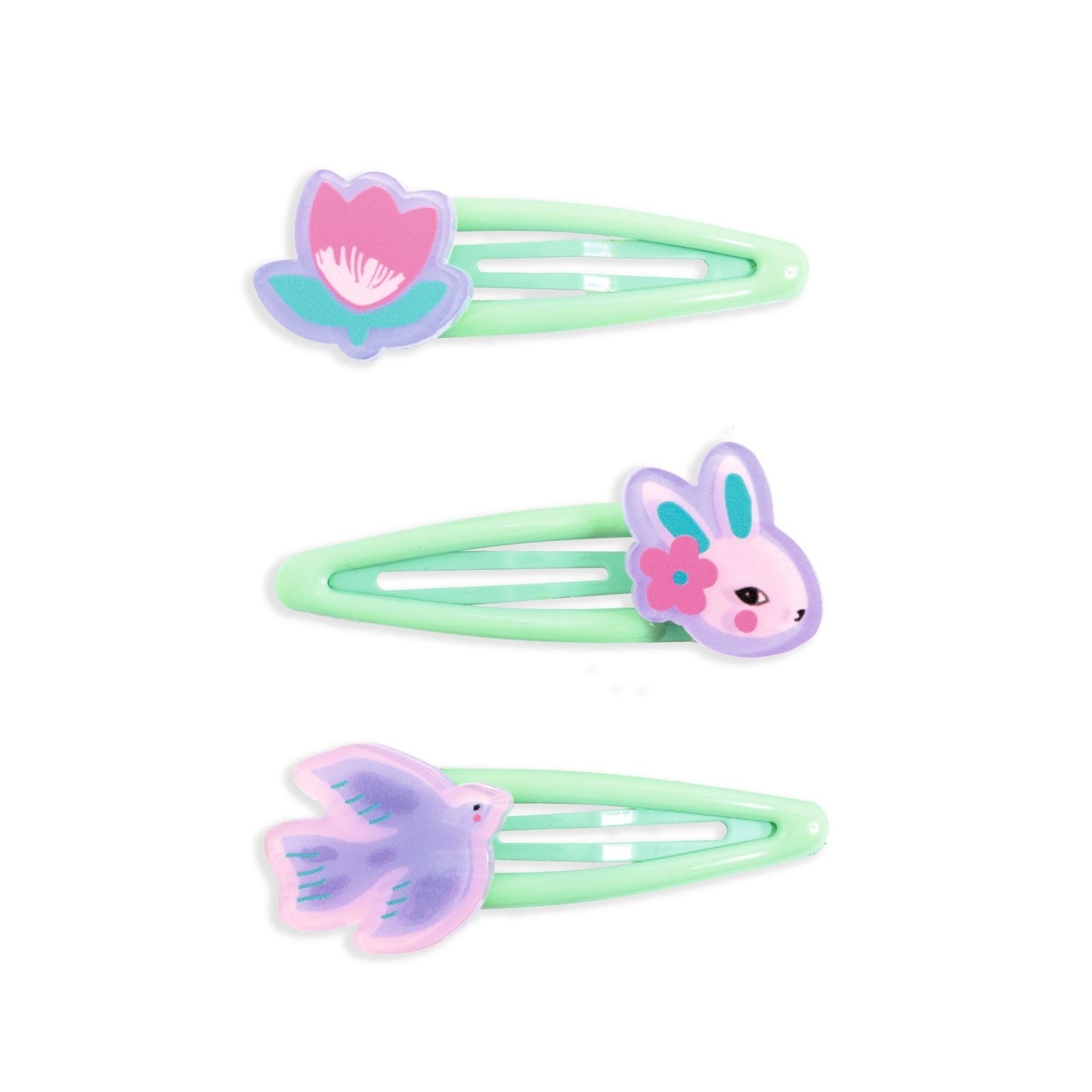 Colectia Plume - 3 agrafe de par Eglantine