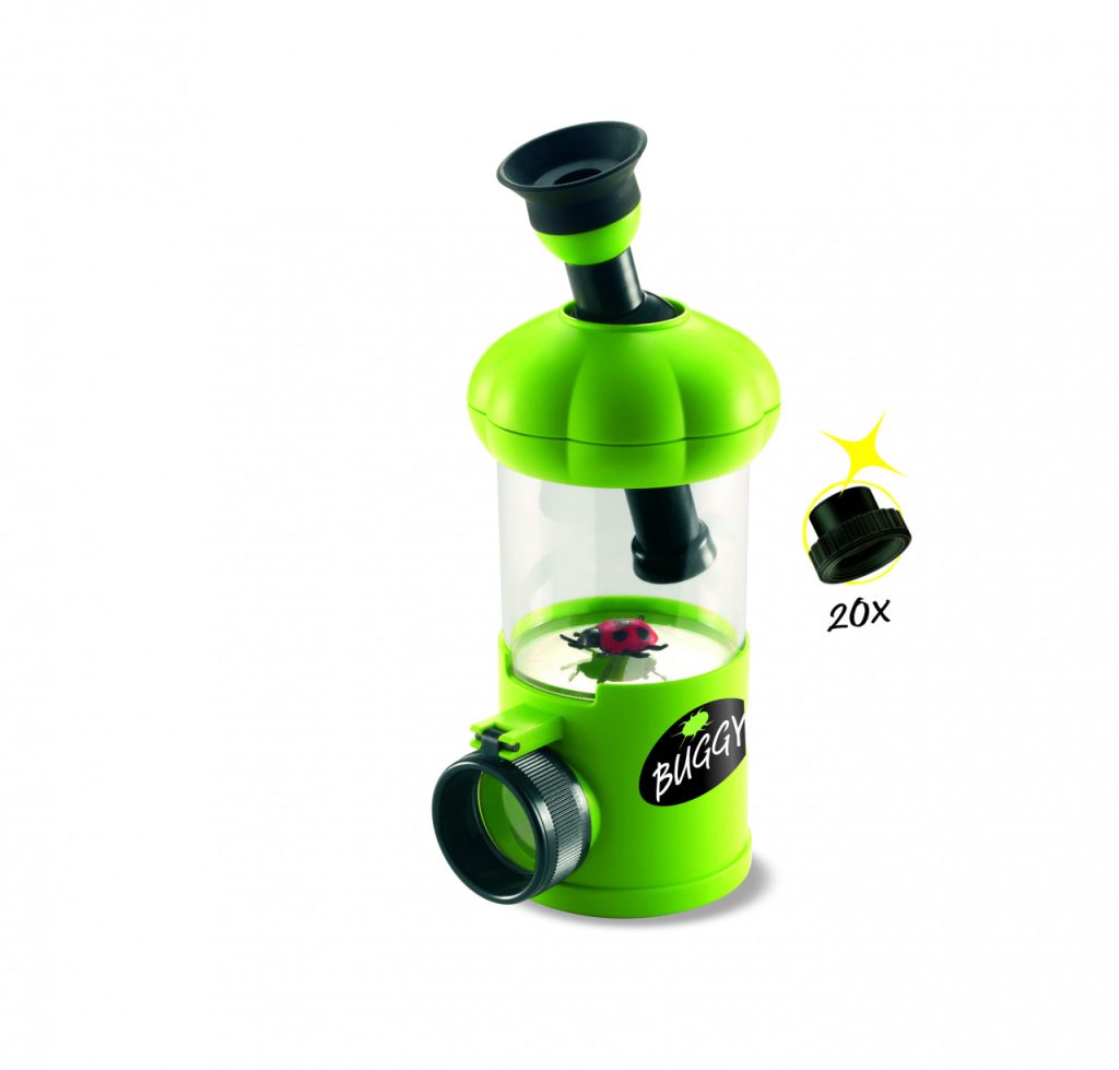 Cutie cu lupa si microscop pentru observarea insectelor