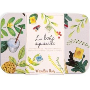 Cutie metalica cu 24 de acuarele