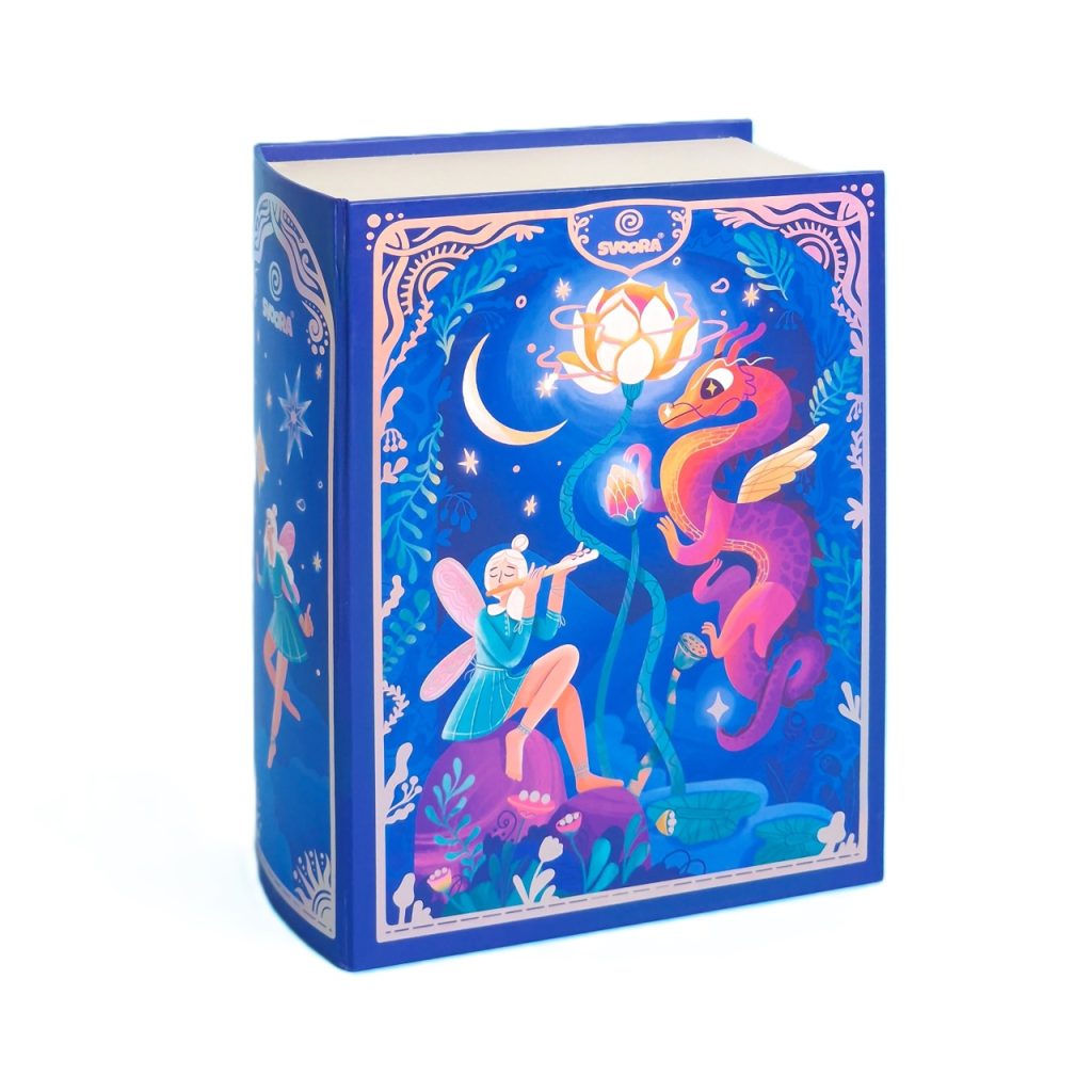 Cutie muzicala pentru bijuterii Fetita si dragonul