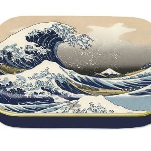 Cutiuta metalica design Hokusai