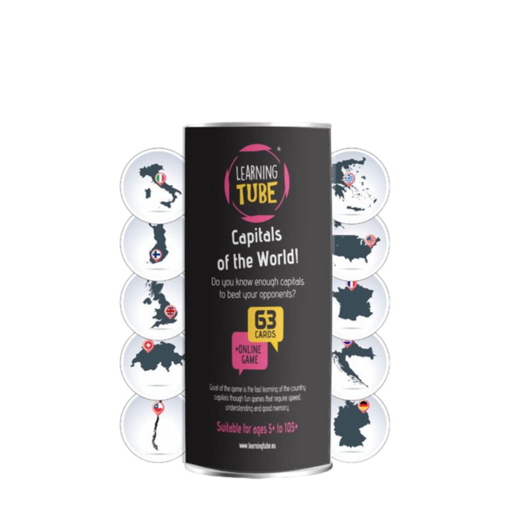 Joc Learning Tube® - Capitalele lumii K-TOYZ