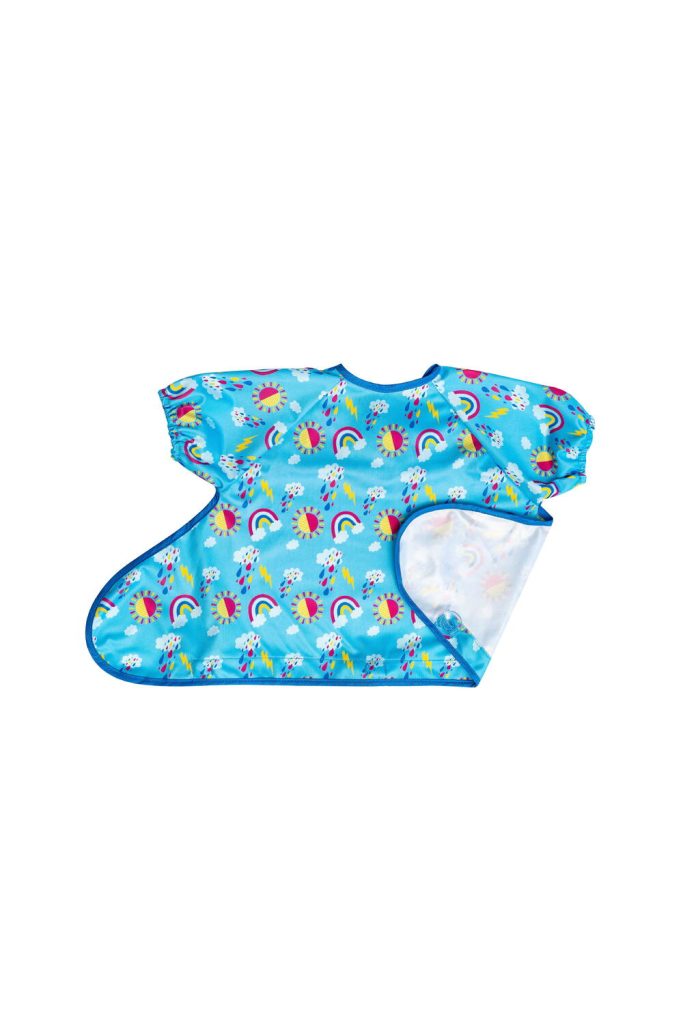 Baveta maneci scurte cu ventuze - Norisori pufosi TIDY TOT