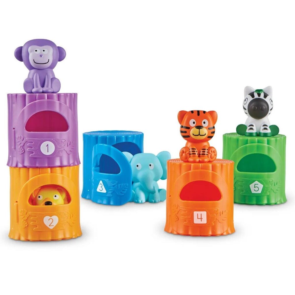 Joc de sortat si numarat - Prietenii din jungla Learning Resources